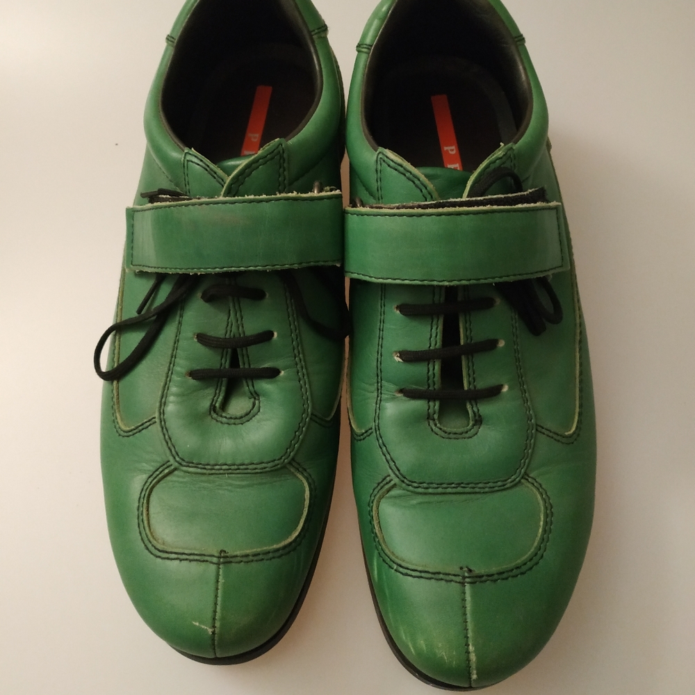 PRADA MEN LEATHER SHOES